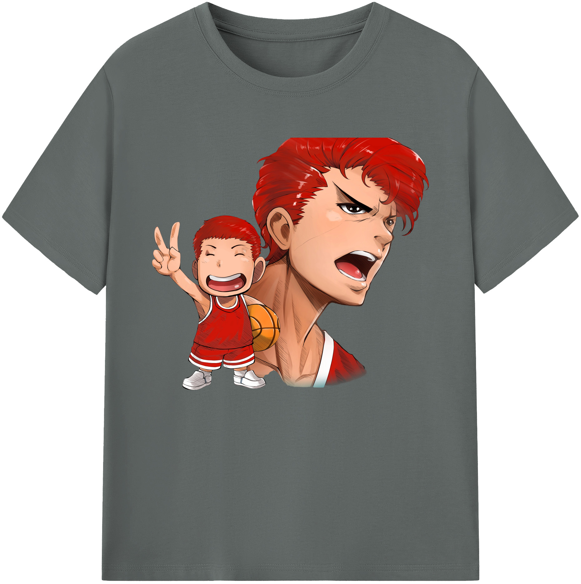 （画像用） SLAM DUNK／スラムダンク 綿100％ メンズ半袖Tシャツ｜肌触りやわらか＆通気性